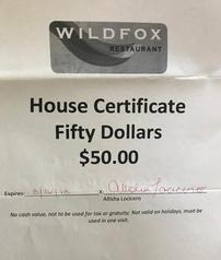 Wild Fox Restaurant 202//238